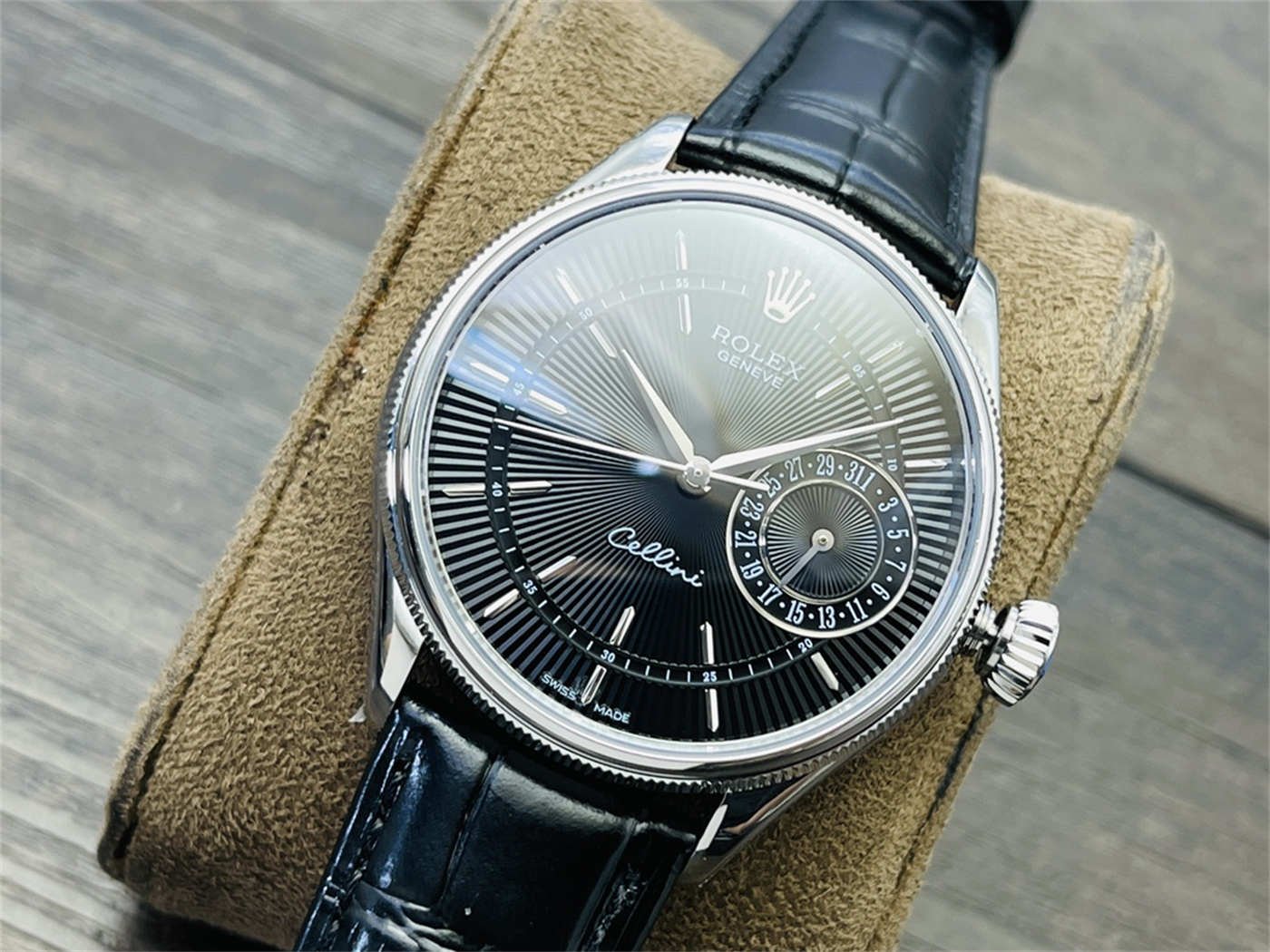 VR Factory Rolex Cellini Date Replica – M50519-0007 Black Dial 39mm